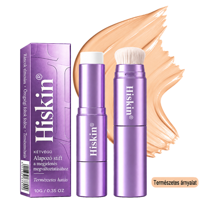 💜 Egészítsd ki rendelésed 30% kedvezménnyel! Hiskin® 2 az 1-ben színváltó alapozóstift beépített ecsettel ✨