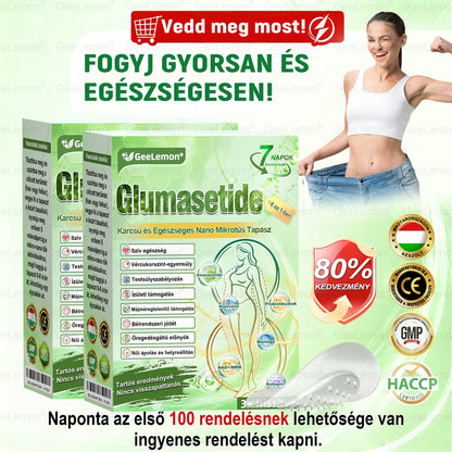 👉 Hivatalos tanúsítás🔥 Több ezer elégedett felhasználó Magyarországon| 💕🥰𝐆𝐞𝑒𝐿𝑒𝐦𝐨𝐧® Glumasetide 8 az 1-ben Karcsú és Egészséges Nano Mikrotűs Tapasz 🇭🇺