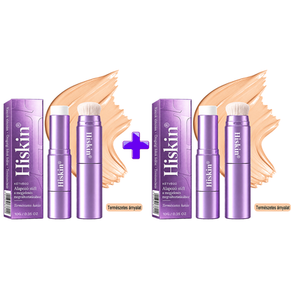 💜 Egészítsd ki rendelésed 30% kedvezménnyel! Hiskin® 2 az 1-ben színváltó alapozóstift beépített ecsettel ✨