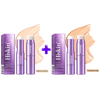 💜 Egészítsd ki rendelésed 30% kedvezménnyel! Hiskin® 2 az 1-ben színváltó alapozóstift beépített ecsettel ✨