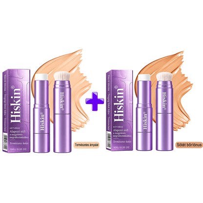 💜 Egészítsd ki rendelésed 30% kedvezménnyel! Hiskin® 2 az 1-ben színváltó alapozóstift beépített ecsettel ✨