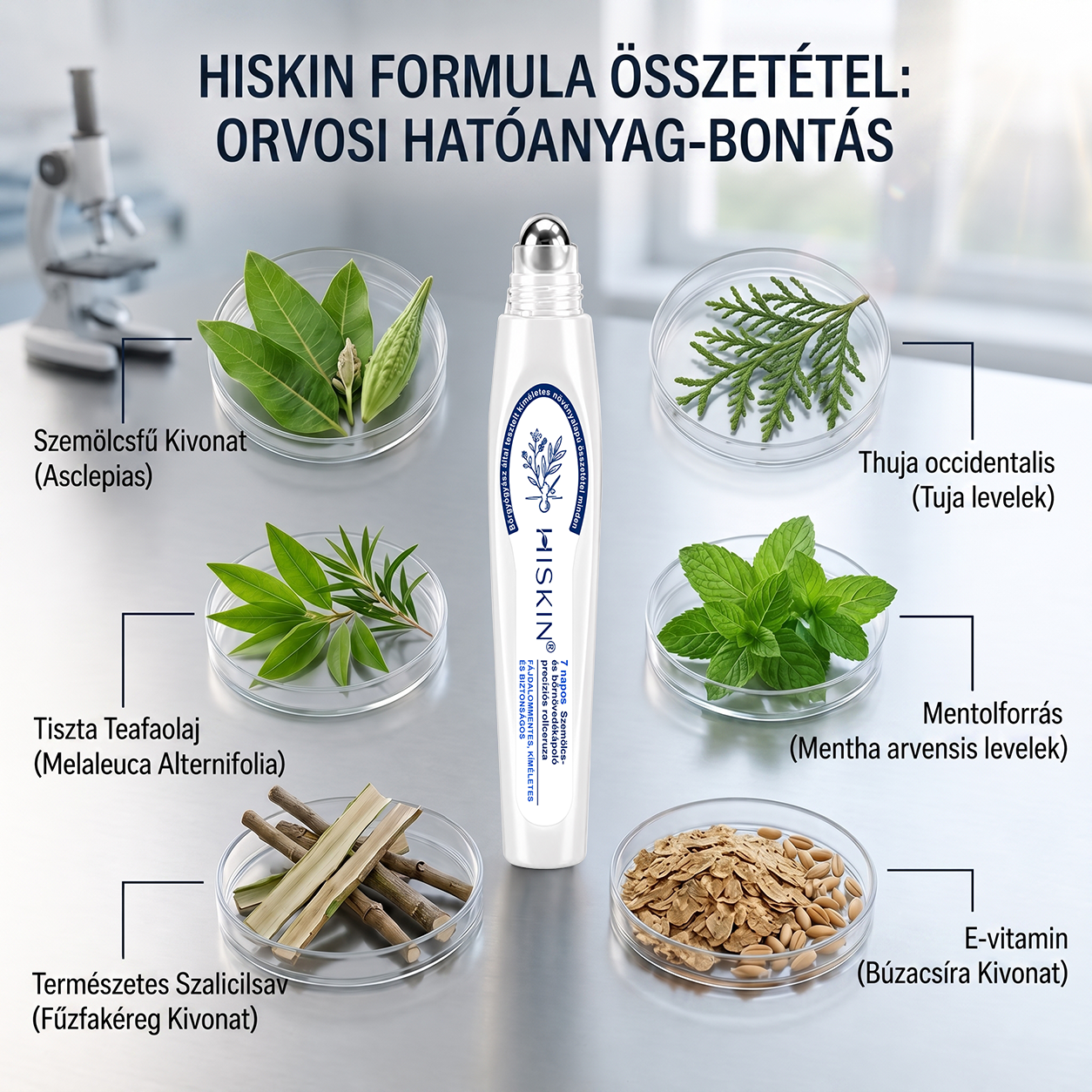 Hivatalos Márkabolt | 💓 Hiskin® 7 napos Szemölcseltávolító Roll-on Ápoló Folyadék (Fájdalommentes rollerball technológia, hegek nélkül) 🐬