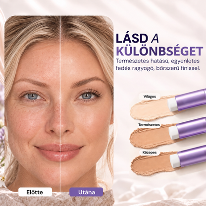 💜 Egészítsd ki rendelésed 30% kedvezménnyel! Hiskin® 2 az 1-ben színváltó alapozóstift beépített ecsettel ✨