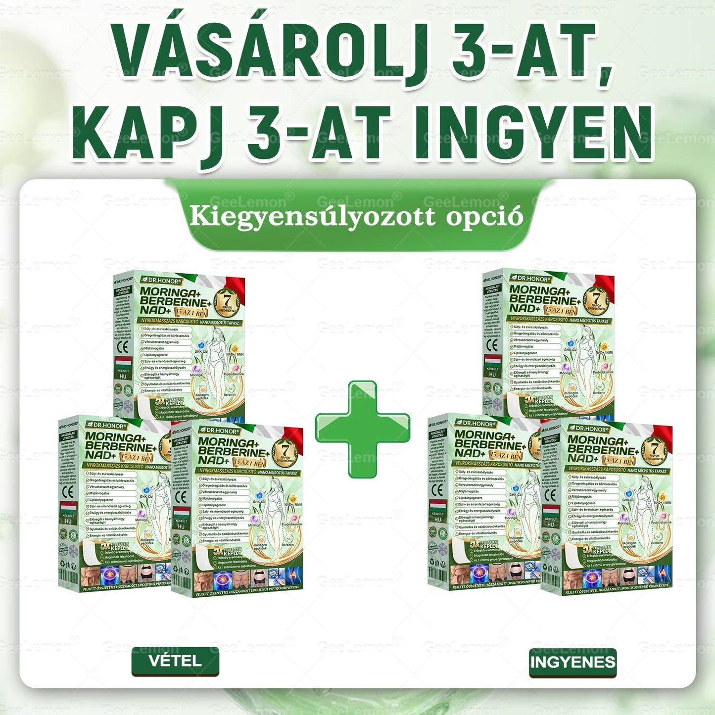 𝐆𝐞𝑒𝐿𝑒𝐦𝐨𝐧® 👩‍⚕️❤️ Glumasetide 15 az 1-ben Karcsú és Egészséges Nano Mikrotűs Tapasz